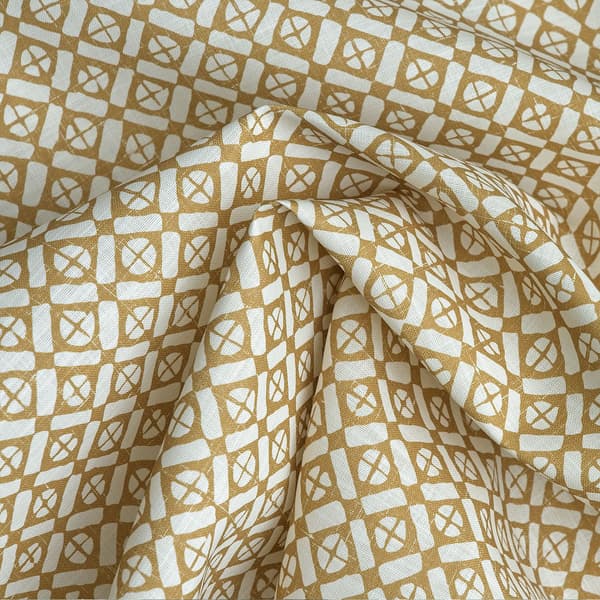 Audley Ochre Outdoor, Cig Only, Outdoor Fabric - Andrew Martin