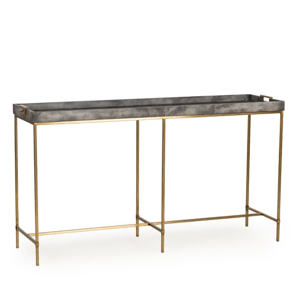 Edith Console Table Charcoal, Console Table, Charcoal Vintage - Andrew Martin