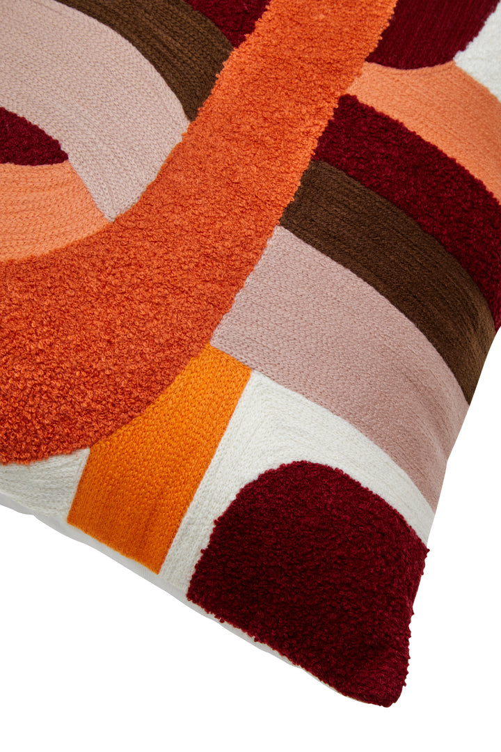Dove Multi Coloured Square Cushion