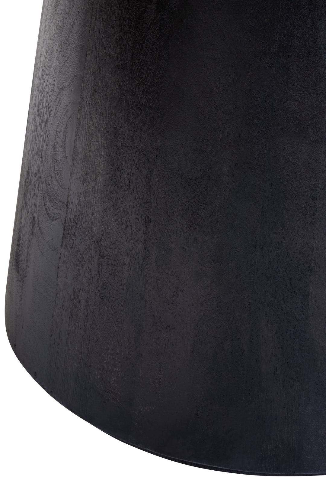 Thrush Oval Mango Wood Black Finish Dining Table