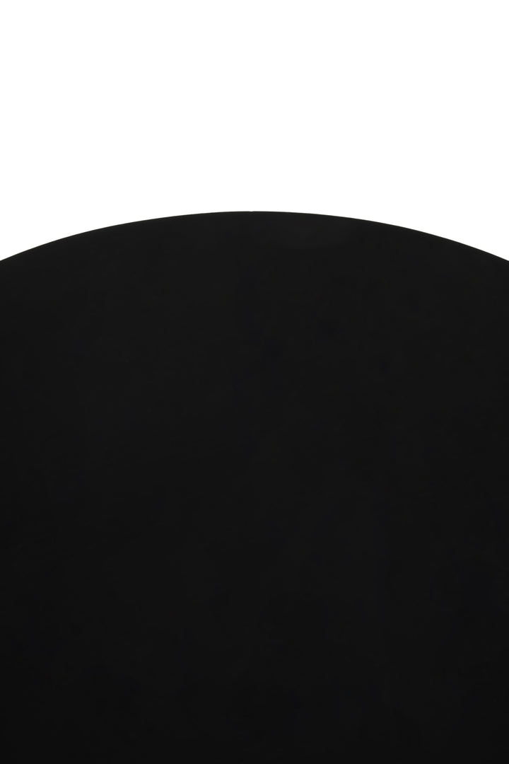 Cuckoo Black Finish Mango Wood Ball Detail Side Table