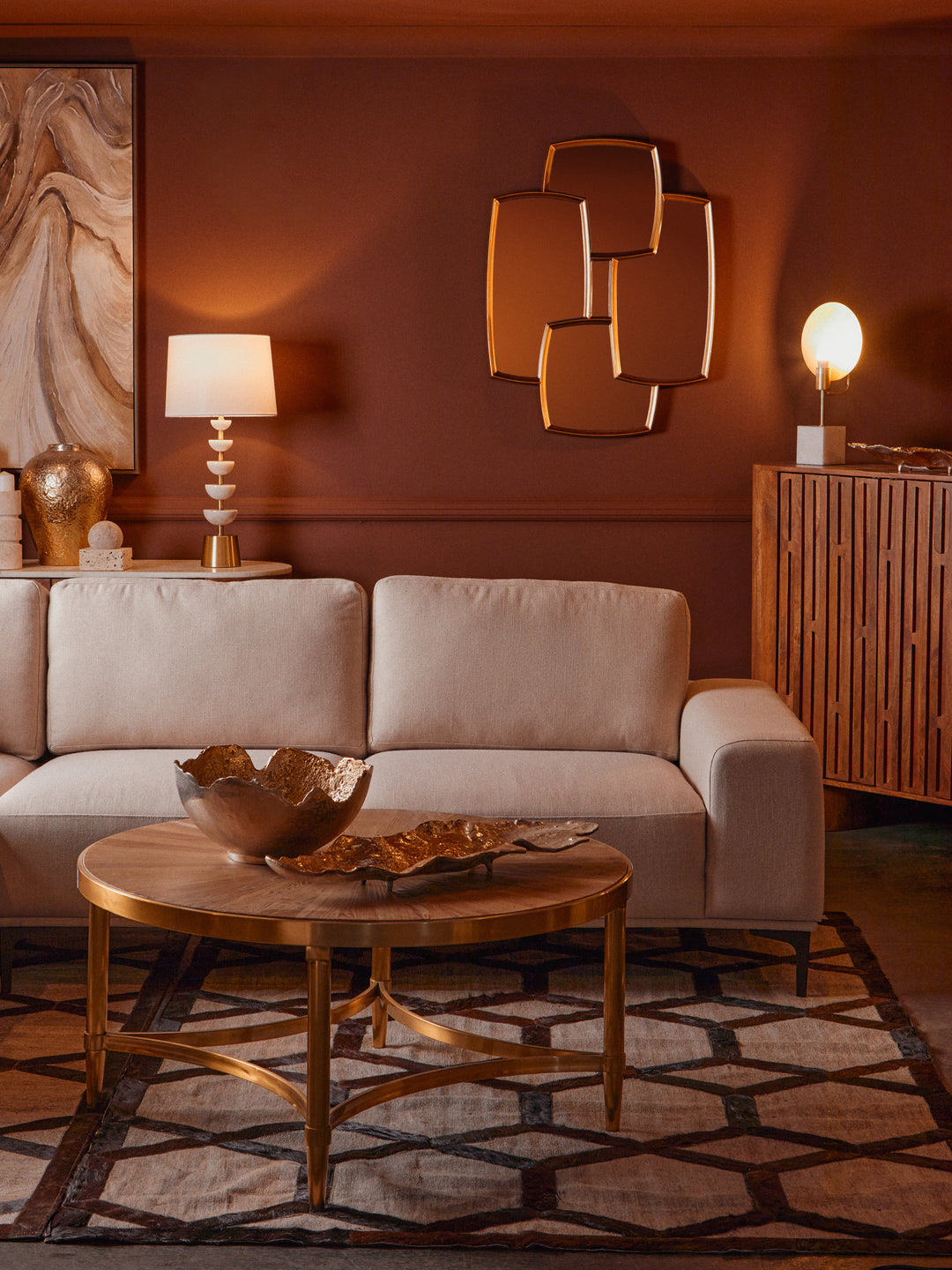 Sparky White Table Lamp