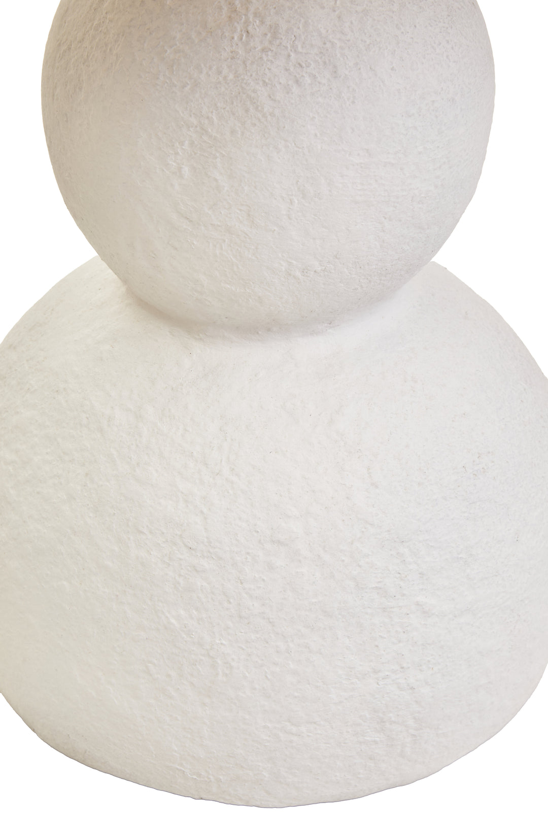 Thrush 44cm White Papier Mache Table Lamp