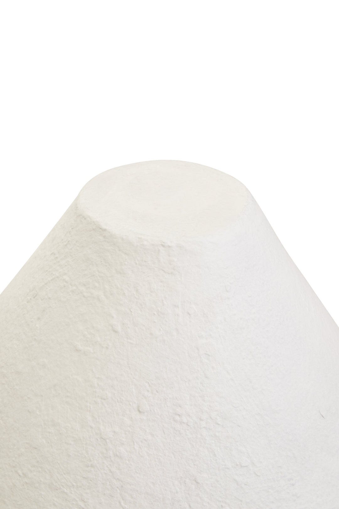Thrush 44cm White Papier Mache Table Lamp