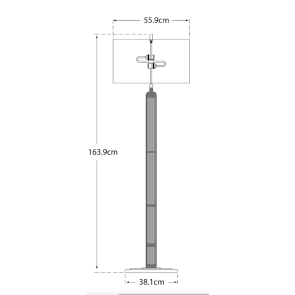 Longacre Floor Lamp Bronze, Floor Lamp - Andrew Martin