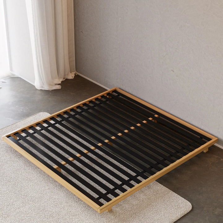 Japanese Style Natural Floor Double Bed