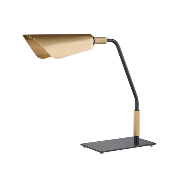 Bowery Table Lamp, Desk Lamp, Black/Bronze - Andrew Martin