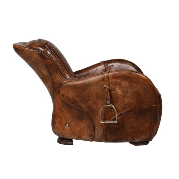 Saddle Chair, Armchair, Brown