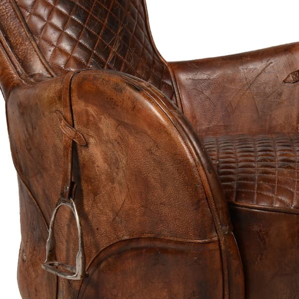Saddle Chair, Armchair, Brown