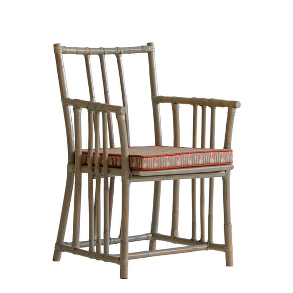 Tiberius Chair, Chair, Multicoloured/Red - Andrew Martin
