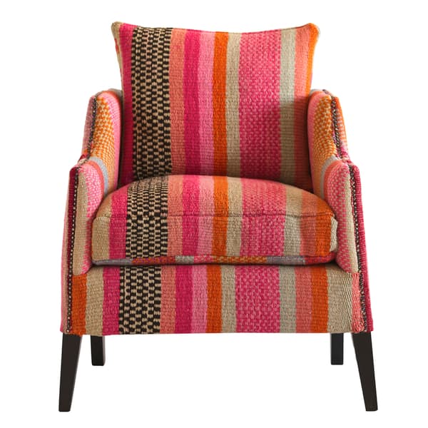 Regal Chair Andean, Armchair, Pink/Orange/Gold