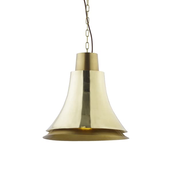 Bell Pendant, Pendant Light, Brass/Gold - Andrew Martin
