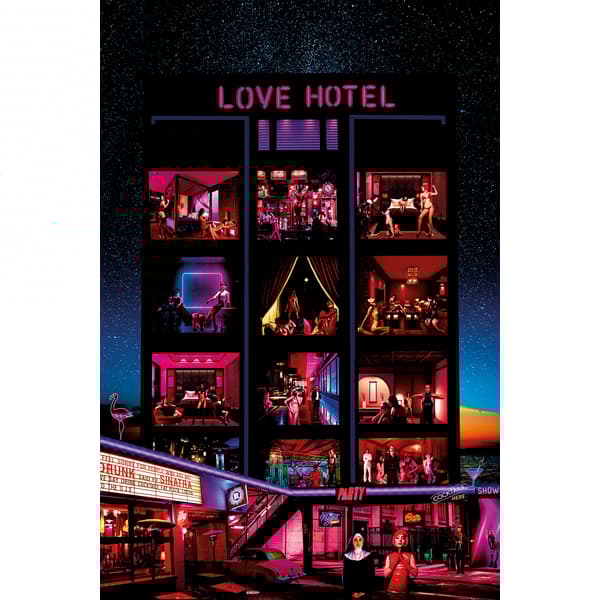 Love Hotel, 100cm x 150cm - Andrew Martin