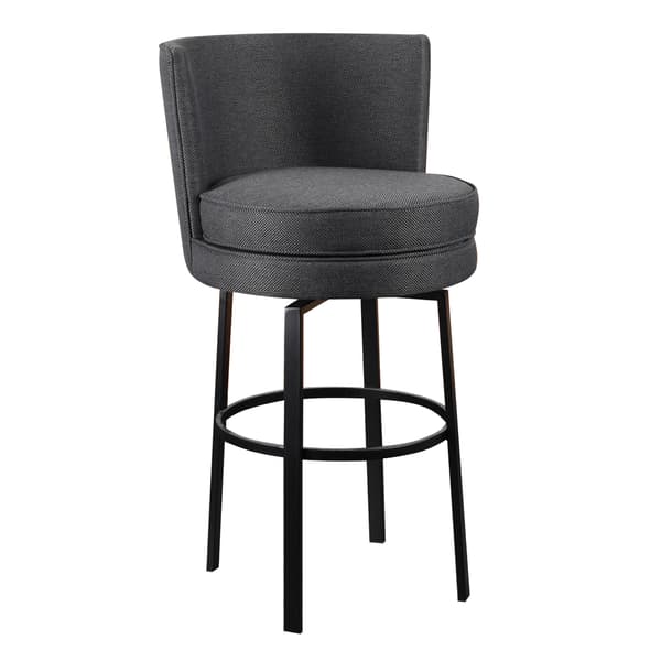 Povis Bar Stool, Bar Stool, Grey/Black