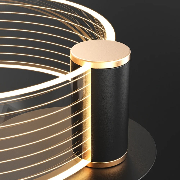Modern Circle Wall Light Acrylic & Metal