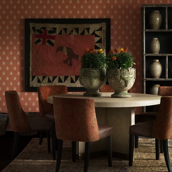 Cow Parsley Clementine, Wallpaper - Andrew Martin