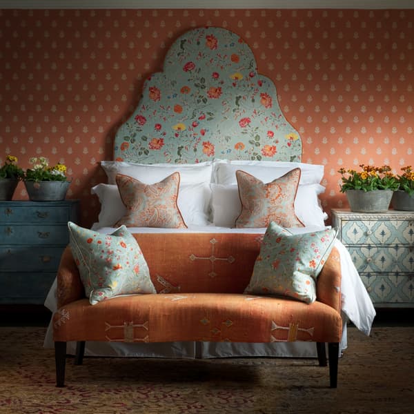 Cow Parsley Clementine, Wallpaper - Andrew Martin