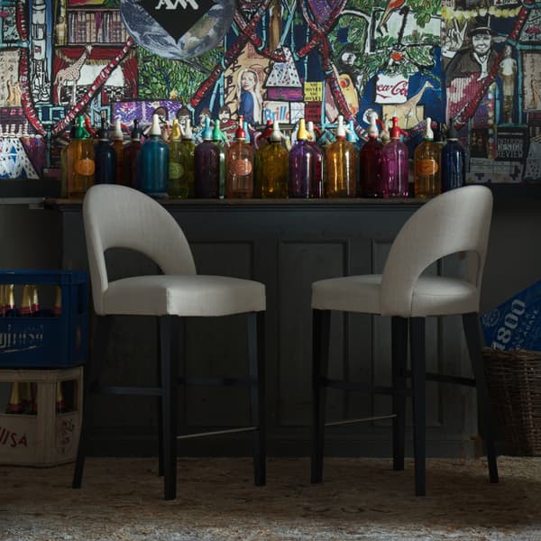 Dune Bar Stool Linen, Bar Stool, Caucasus Linen