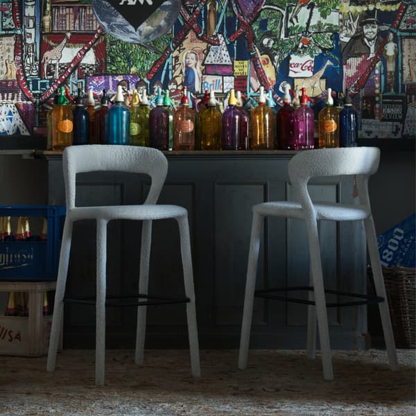 Mian Bar Stool, Bar Stool, White