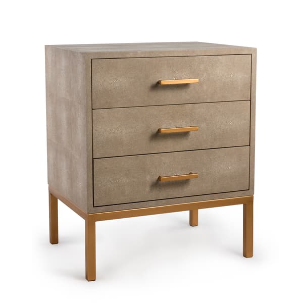 Jasper Bedside Table Cream, Side Chest, Cream