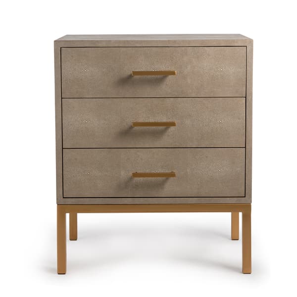 Jasper Bedside Table Cream, Side Chest, Cream
