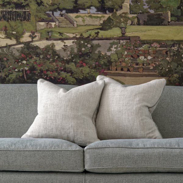 Summit Linen, Sustainable Feather, Cushion, 55cm x 55cm - Andrew Martin