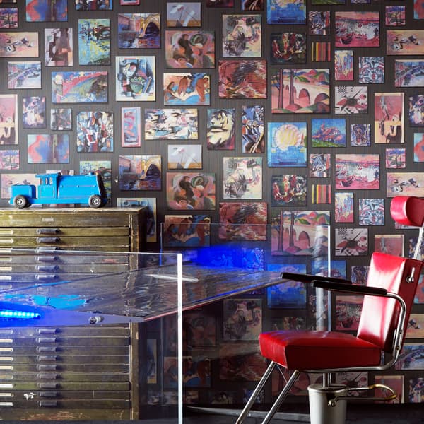 Rockefeller Multi Wallpaper, Wallpaper - Andrew Martin