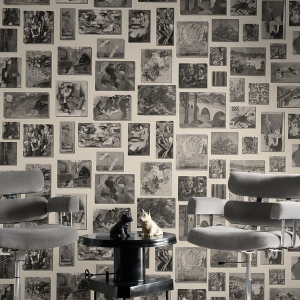 Rockefeller Stone Wallpaper, Wallpaper - Andrew Martin