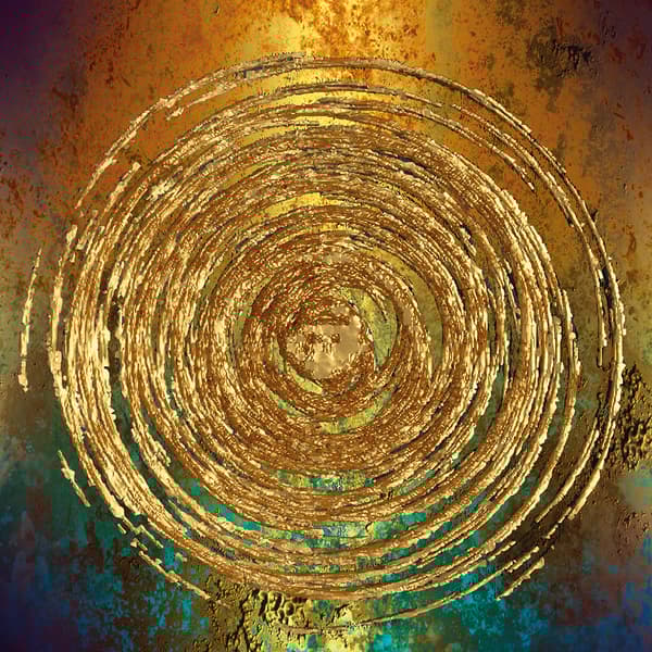 My Golden Years 120X120 - Plexiglass, 120cm x 120cm - Andrew Martin