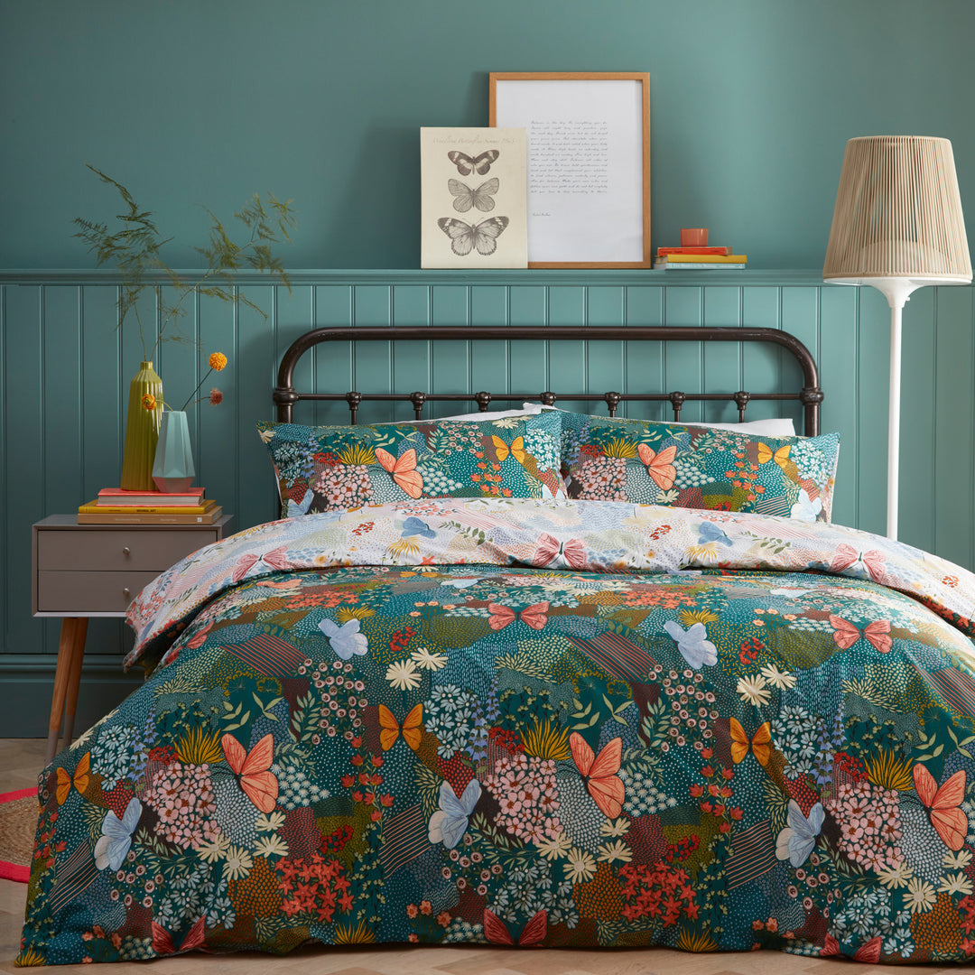 Forage Single Duvet Set Teal - image 2