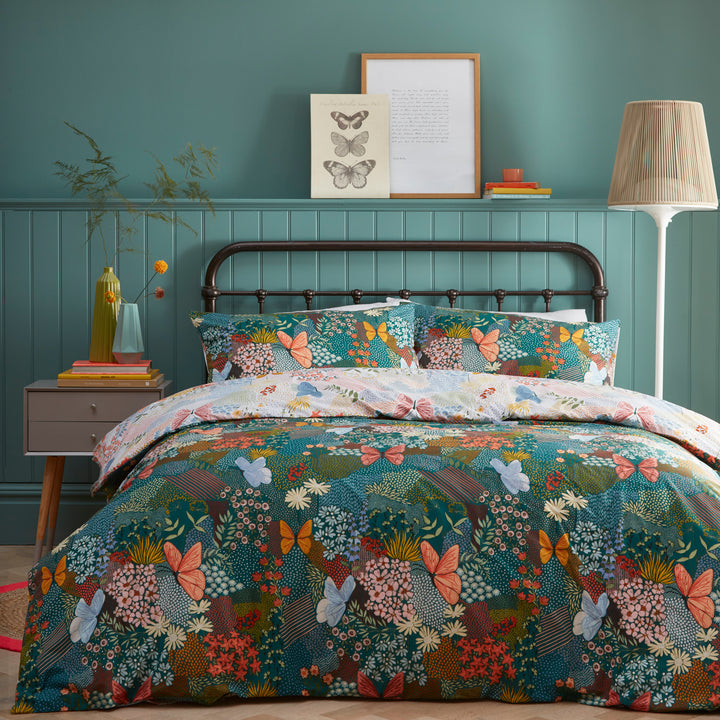 Forage Single Duvet Set Teal - image 2