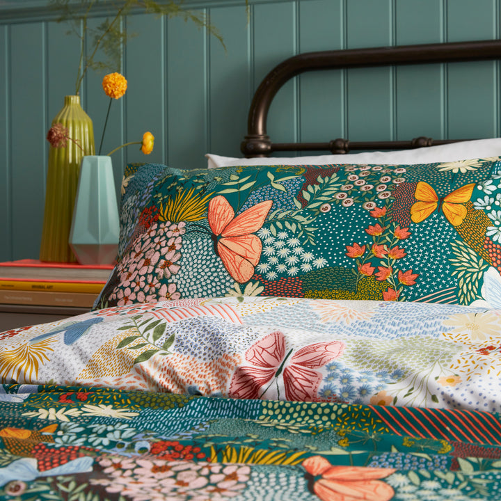 Forage Single Duvet Set Teal - image 4