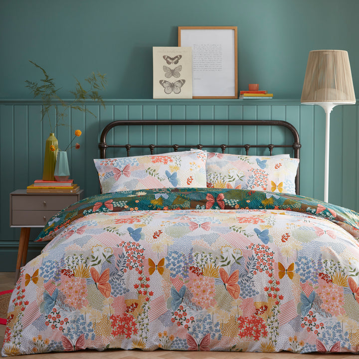Forage Super King Duvet Set Teal - image 3
