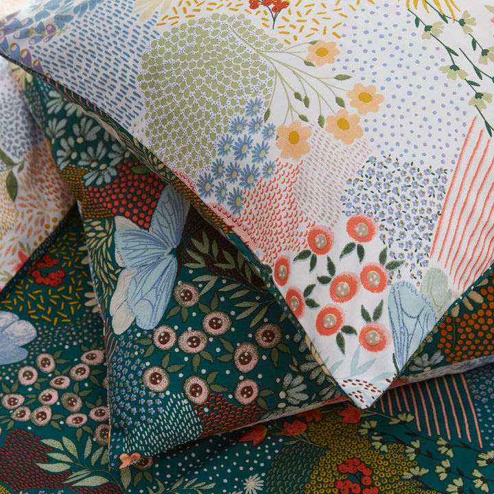 Forage Super King Duvet Set Teal - image 5