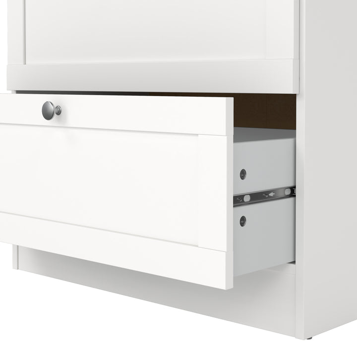 Brande Chest with 3 Frame Drawers in White