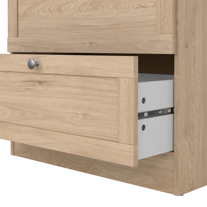 Brande Chest with 3 Frame Drawers in Jackson Hickory