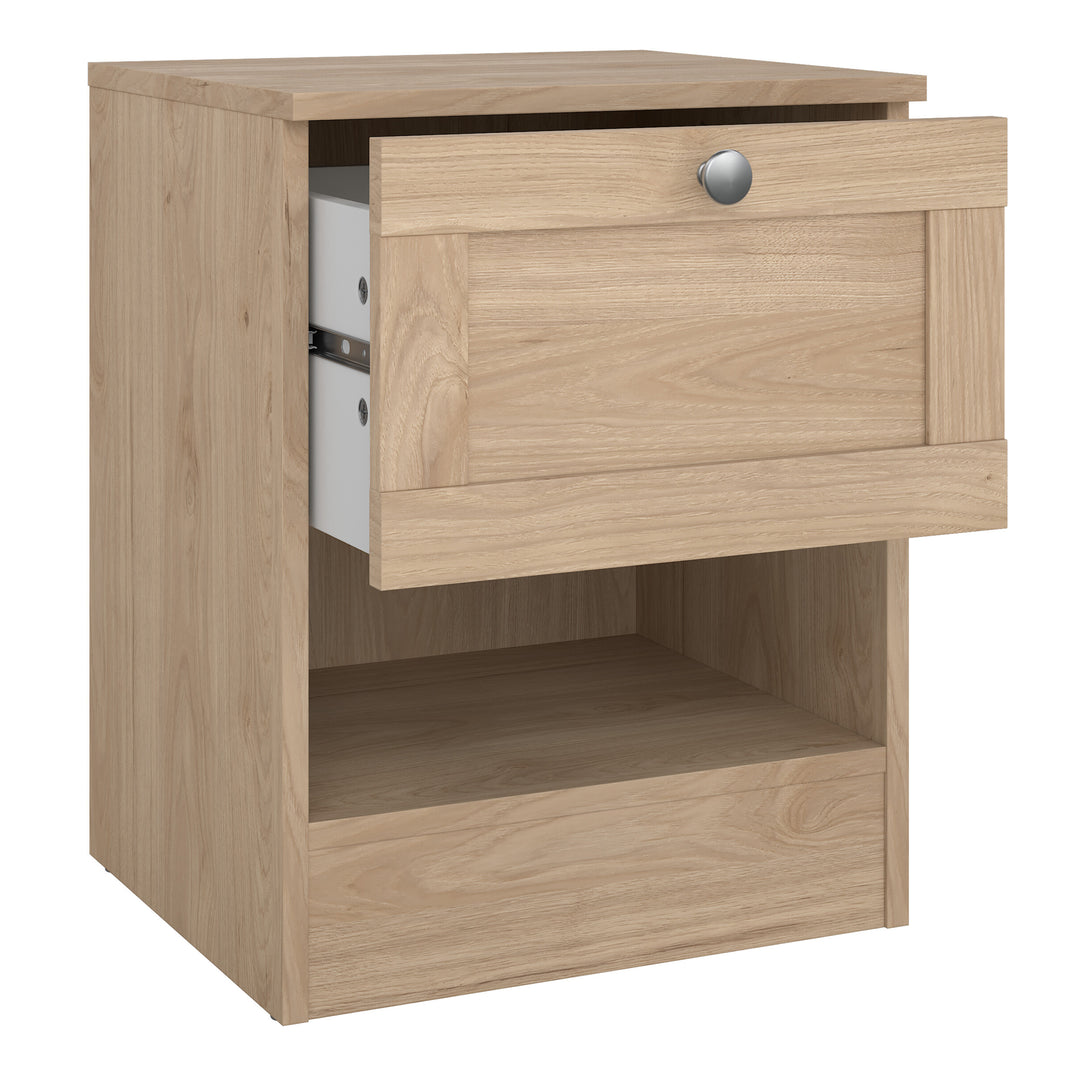 Brande Nightstand with1 Frame Drawer in Jackson Hickory