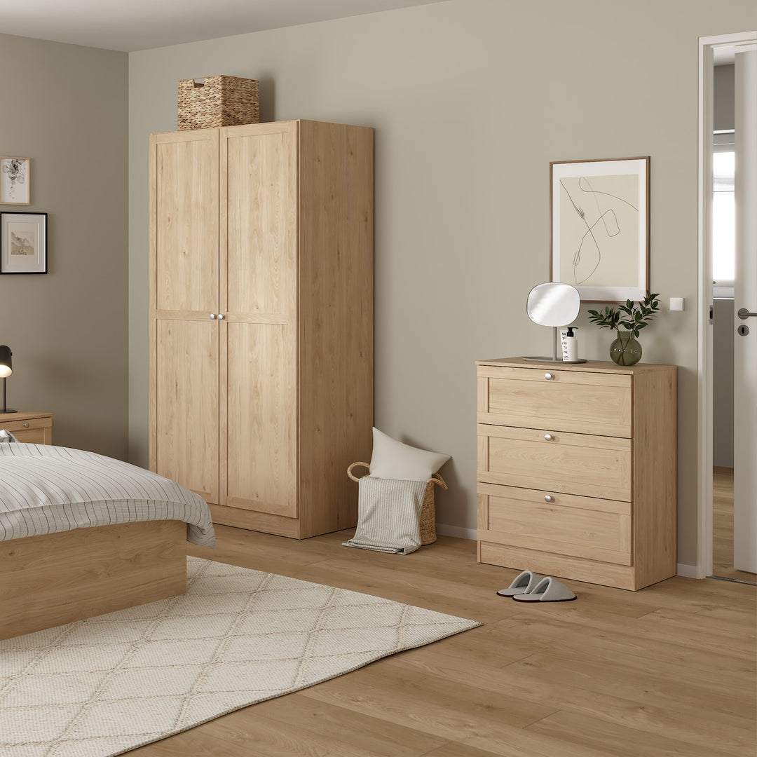 Brande Nightstand with1 Frame Drawer in Jackson Hickory