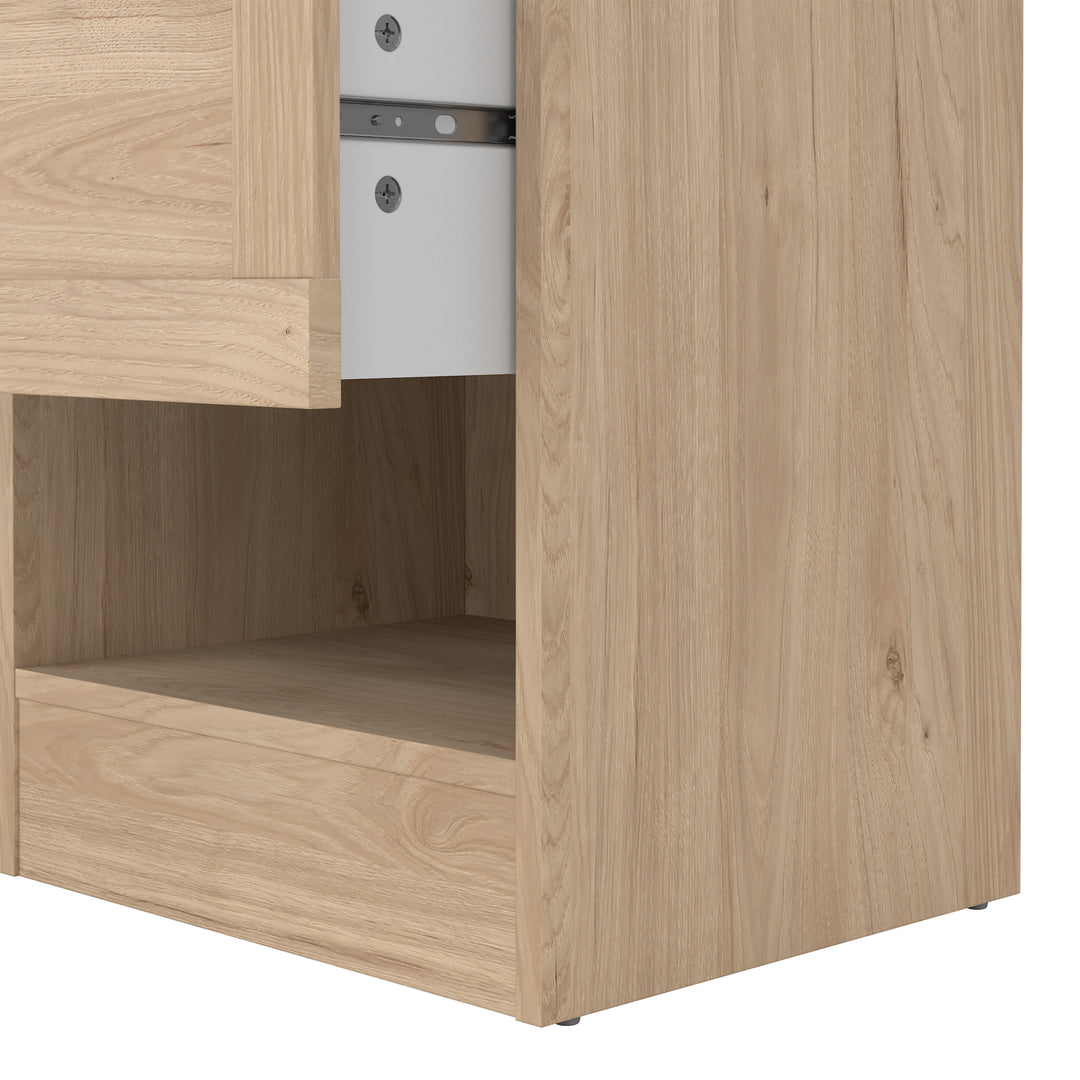 Brande Nightstand with1 Frame Drawer in Jackson Hickory