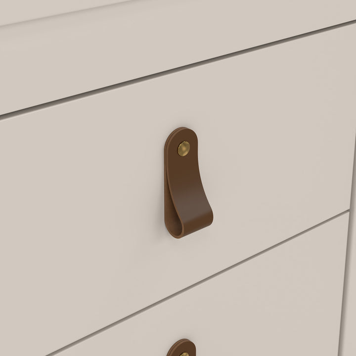 Barcelona Bedside Table 2 Drawers in Cashmere