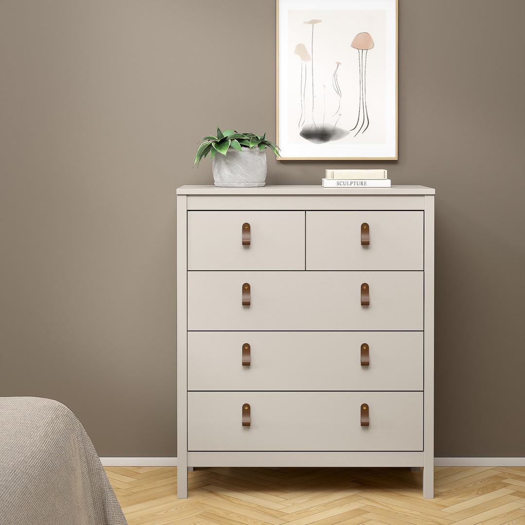 Barcelona Chest 3+2 Drawers in Cashmere
