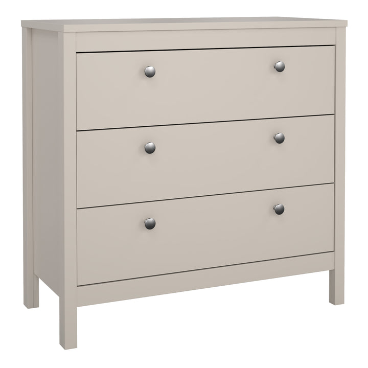 Barcelona Chest 3 Drawers in Cashmere