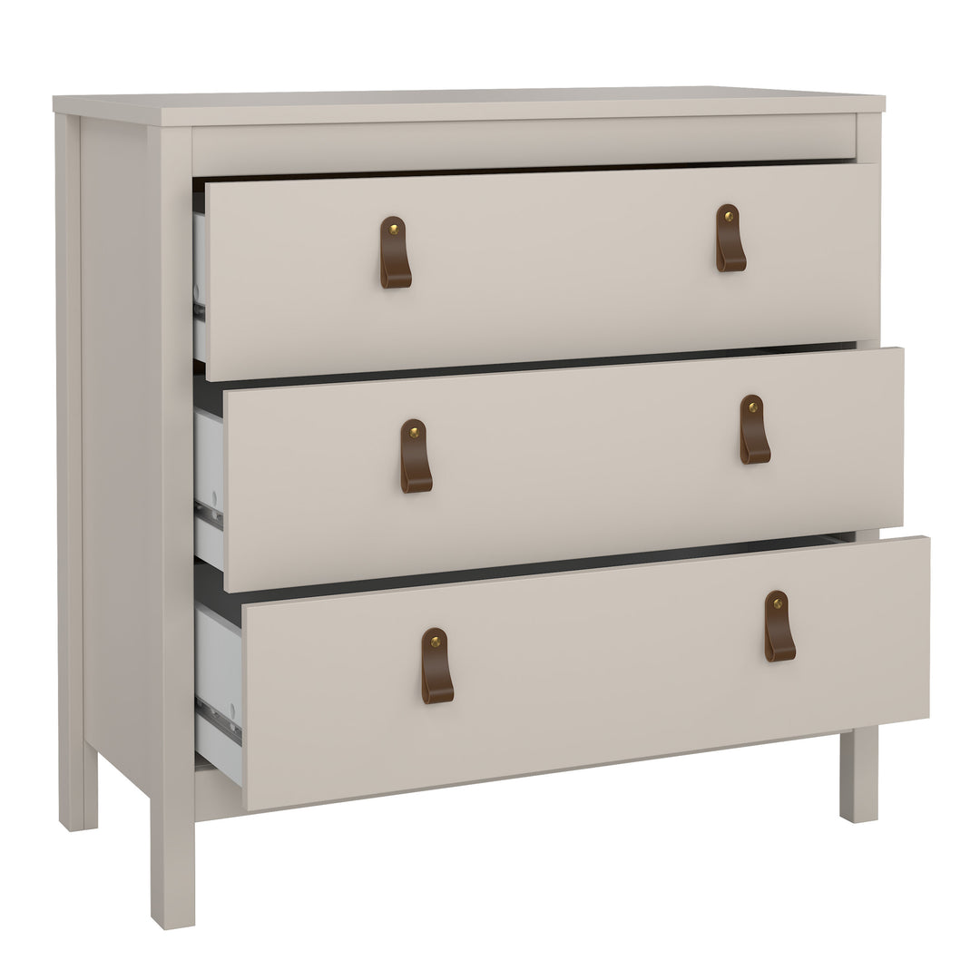 Barcelona Chest 3 Drawers in Cashmere