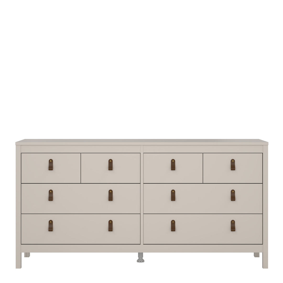 Barcelona Double Dresser 4+4 Drawers in Cashmere