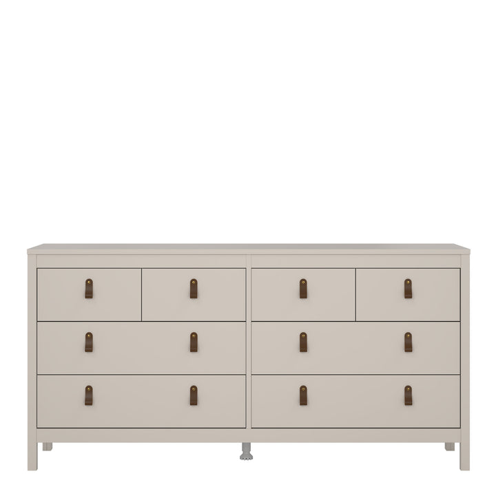 Barcelona Double Dresser 4+4 Drawers in Cashmere