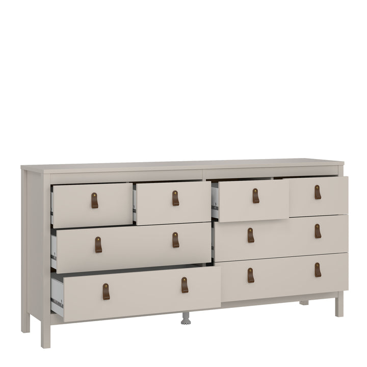 Barcelona Double Dresser 4+4 Drawers in Cashmere