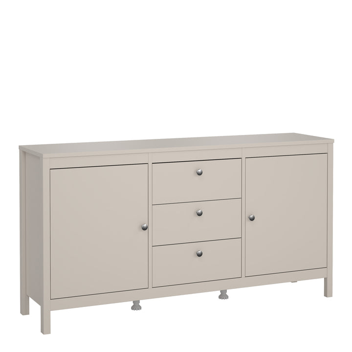 Barcelona Sideboard 2 Doors + 3 Drawers in Cashmere