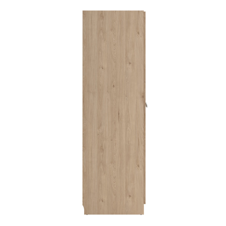 Brande Wardrobe with 3 Frame Doors in Jackson Hickory Oak