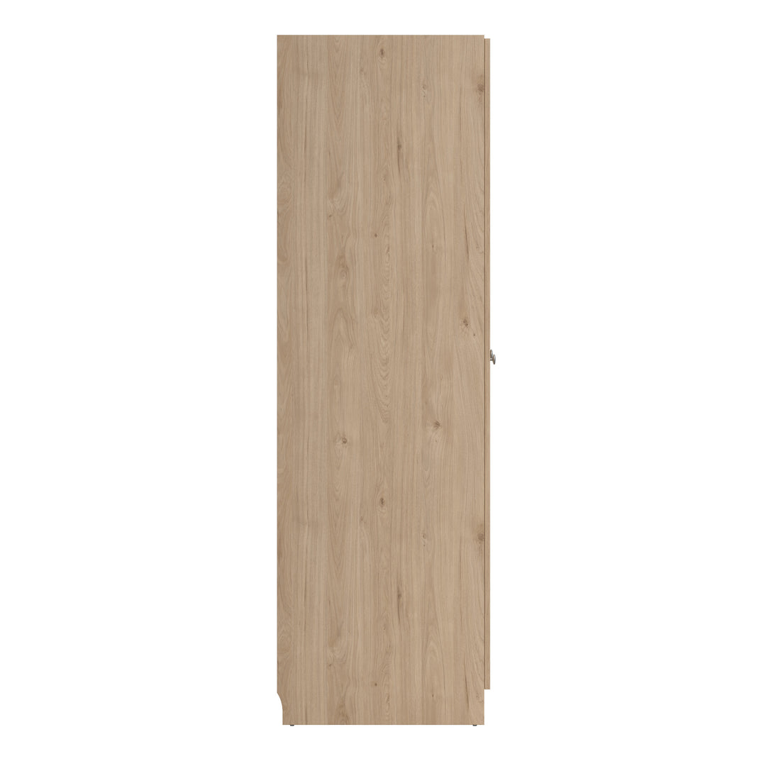 Brande Wardrobe with 4 Frame Doors in Jackson Hickory Oak