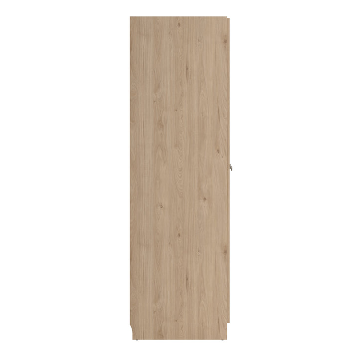 Brande Wardrobe with 4 Frame Doors in Jackson Hickory Oak